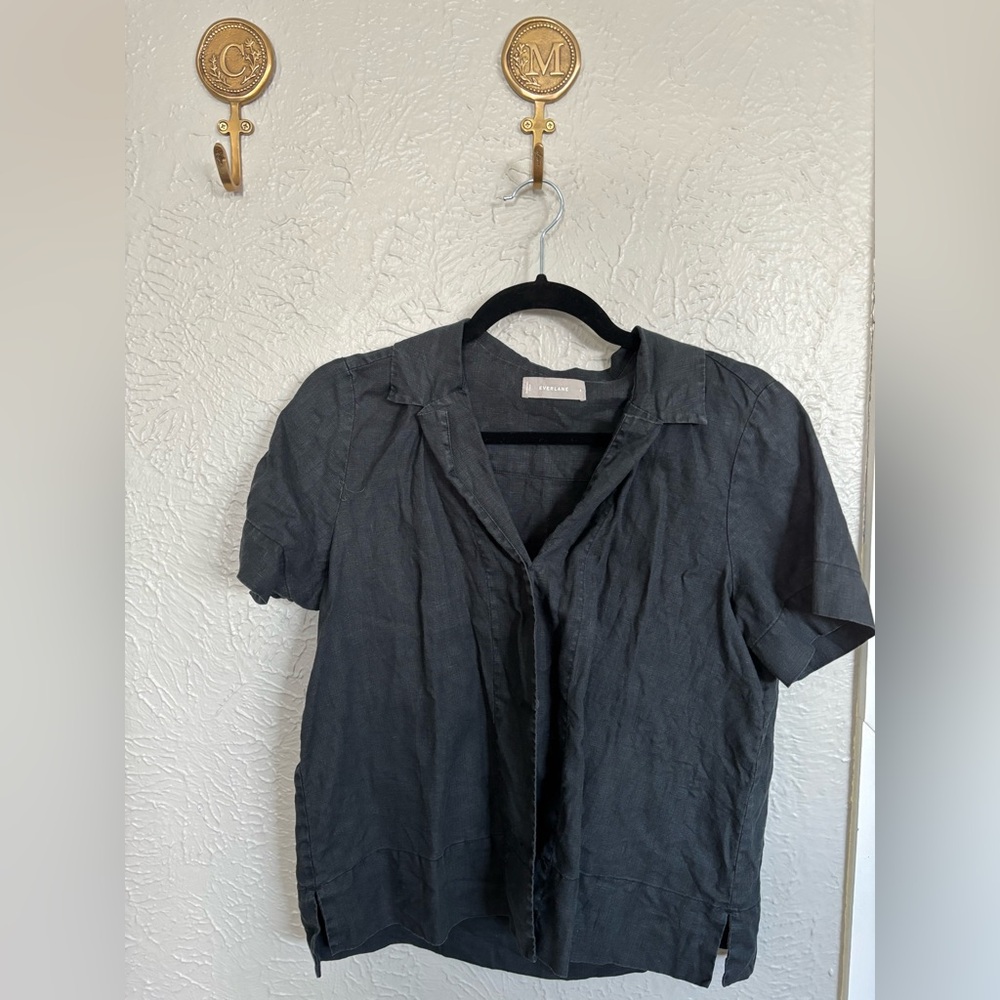 Everlane Linen Top